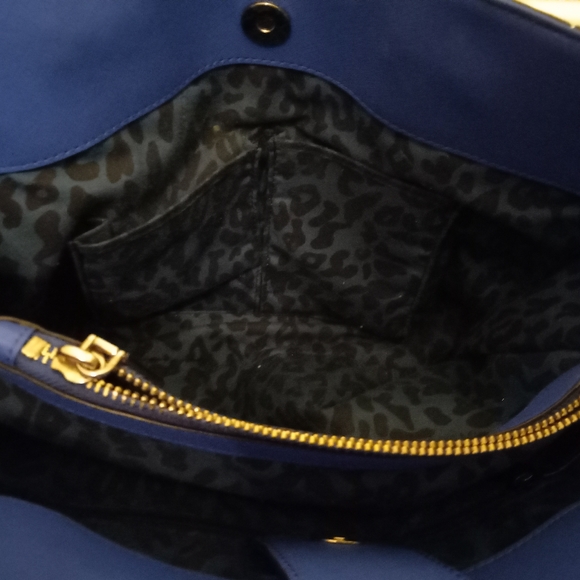 Rebecca Minkoff Bags Rebecca Minkoff Blue Leather Satchel Bag With